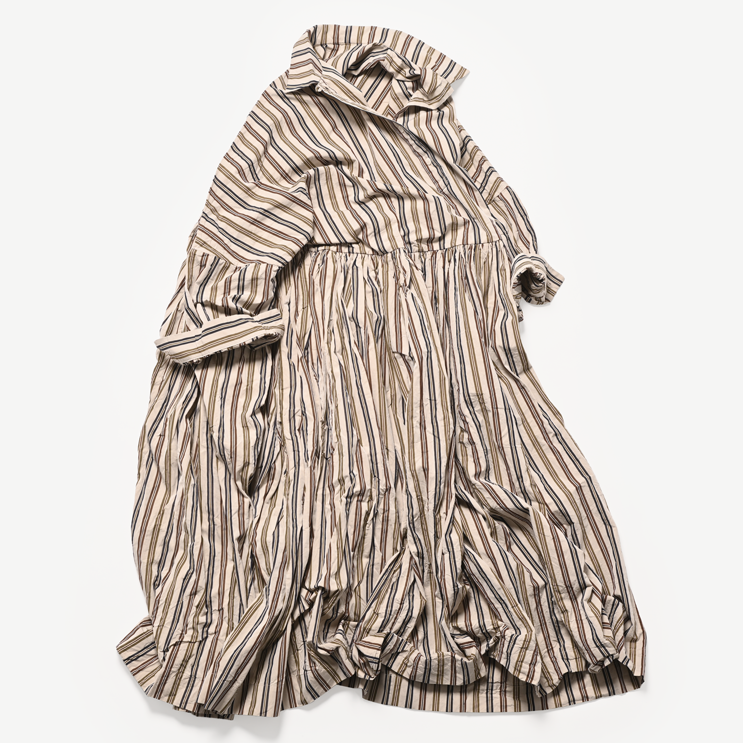 SAINT ROCH DRESS – PAPER COT STRIPE（AS IS N°4）