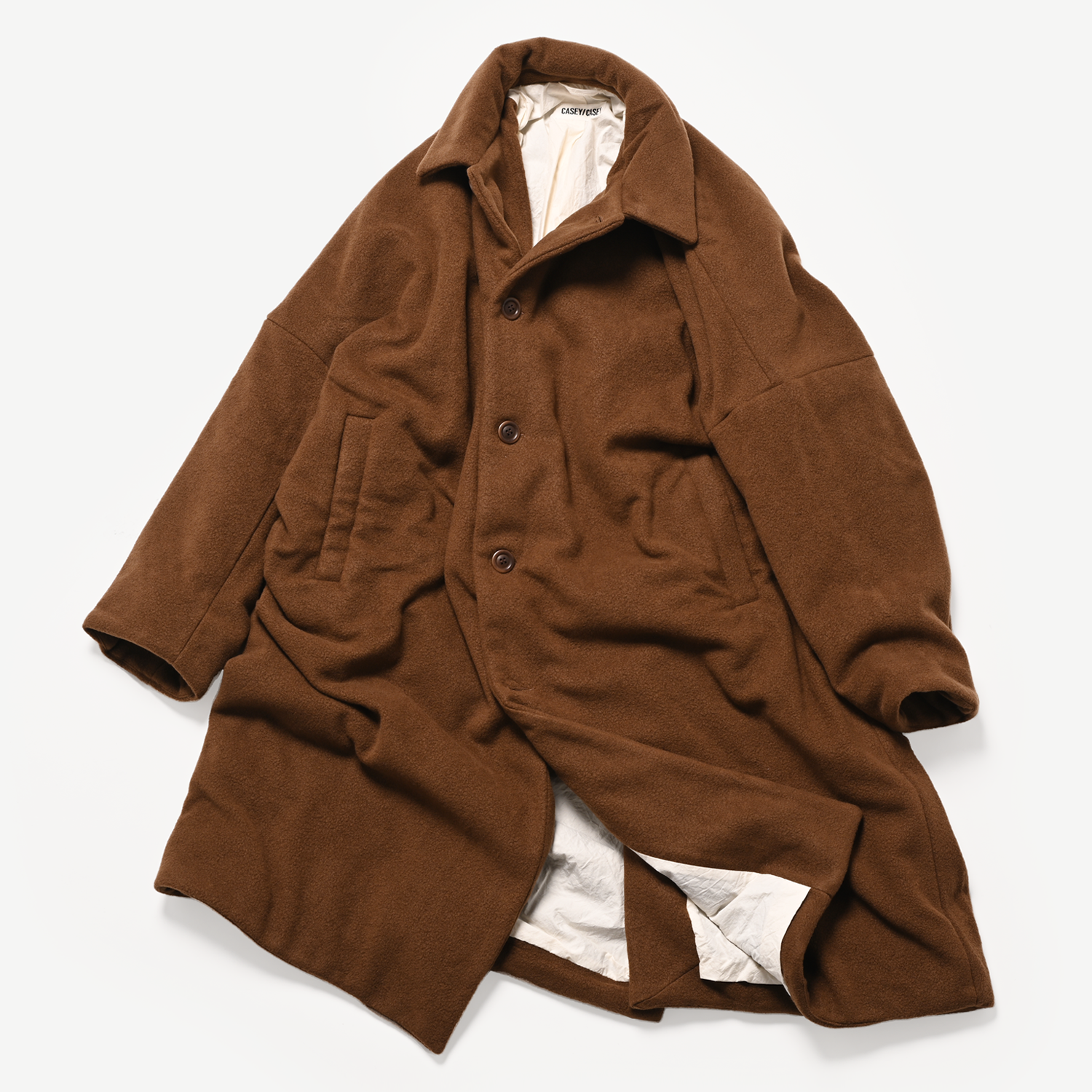 BIG BLOBBY COAT – KASPER（fudge）