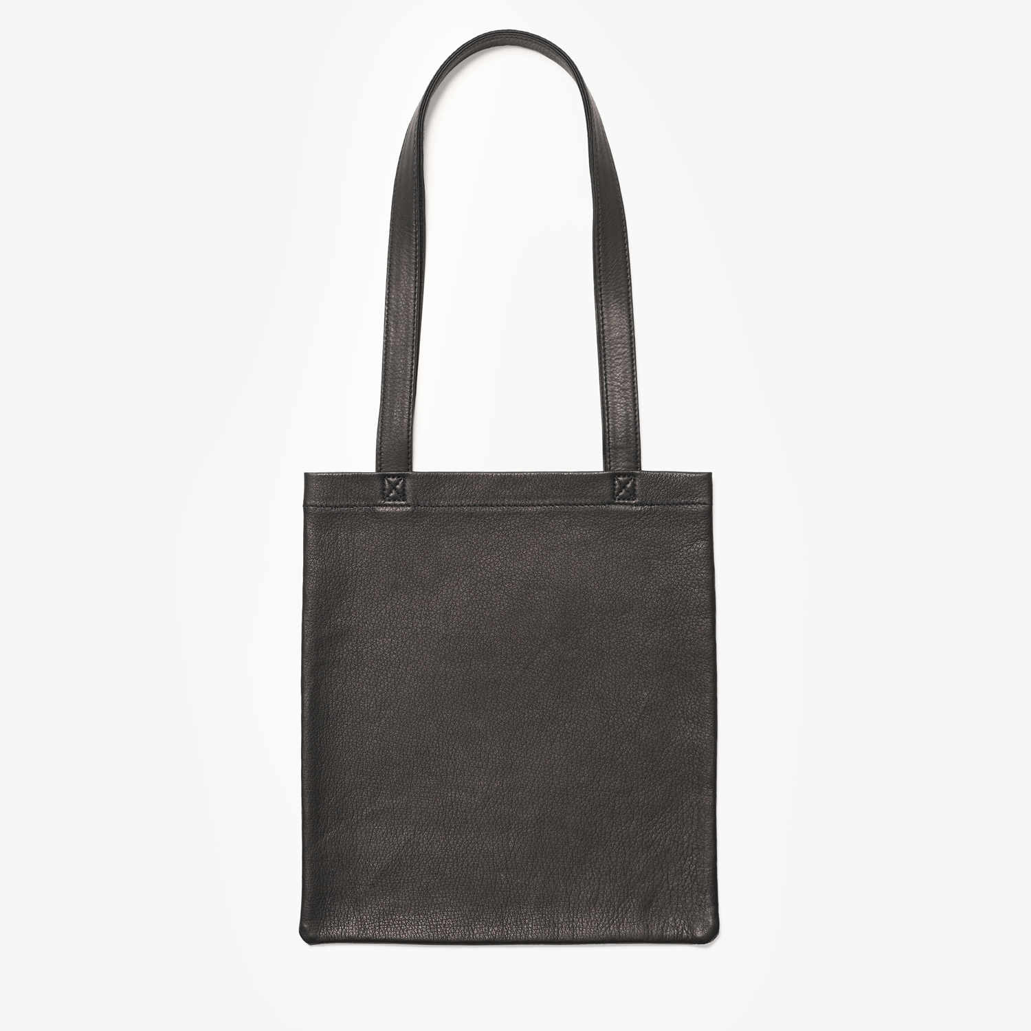 DA135 DOUBLE FACED FLAT TOTE : SM（black）