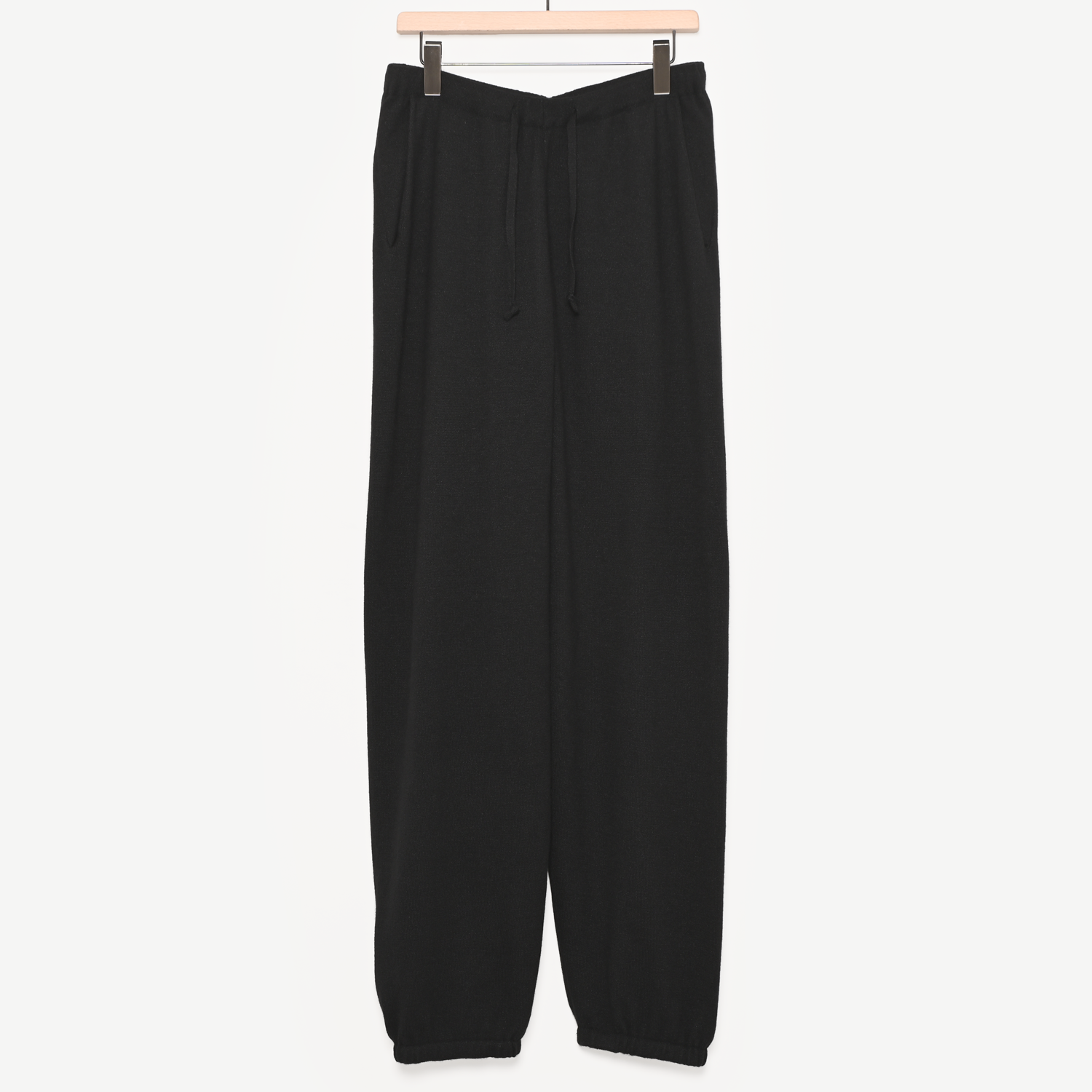 カシミヤ和紙ニットパンツ（black）