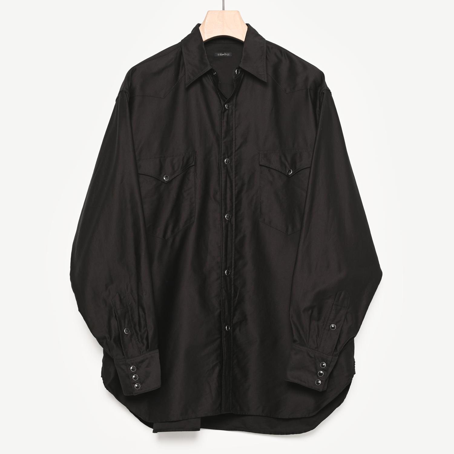 コットンウエスタンシャツ（black）