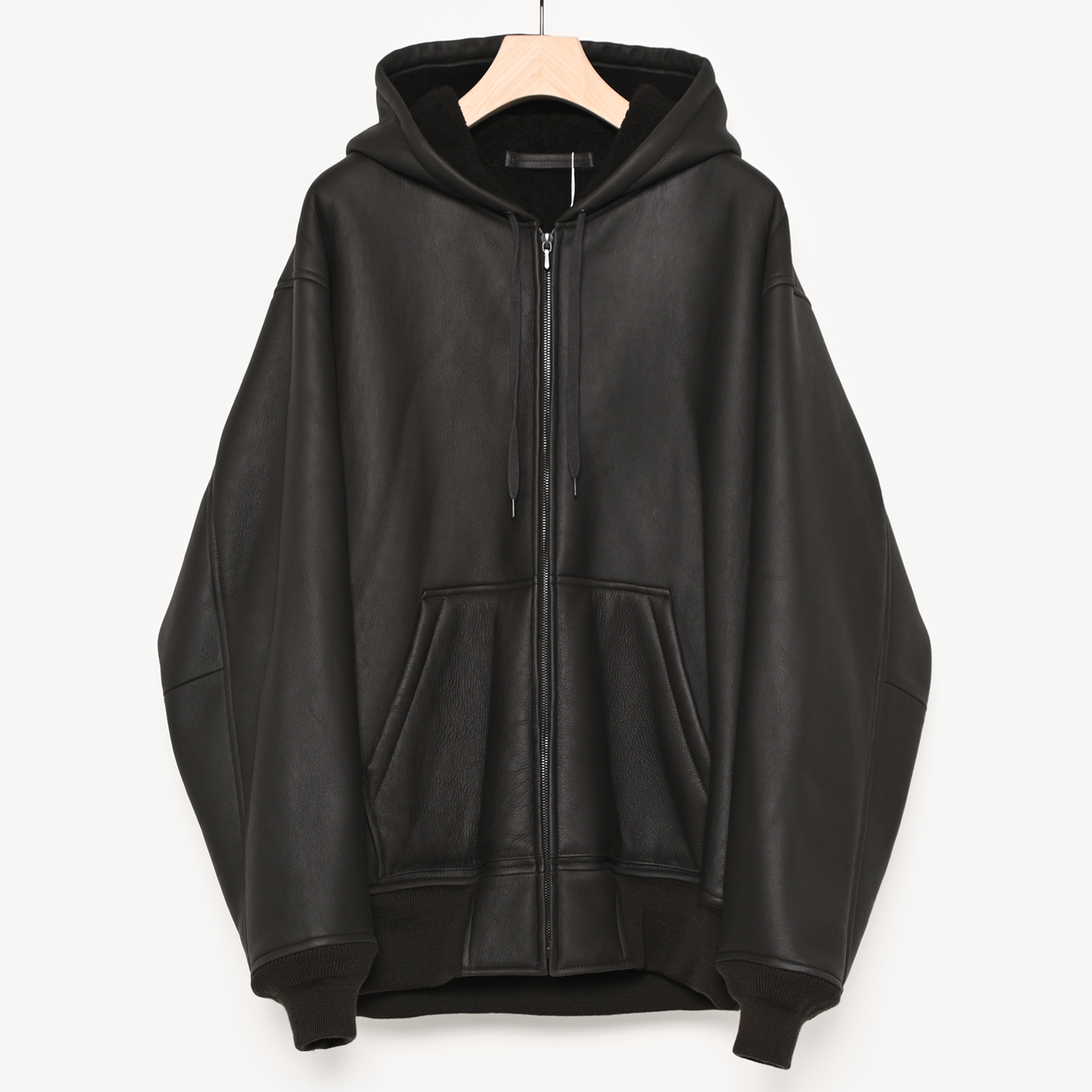 シープスキンジップパーカ（brown）